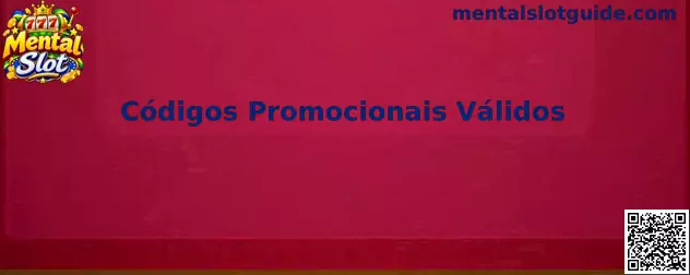 Códigos Promocionais Válidos